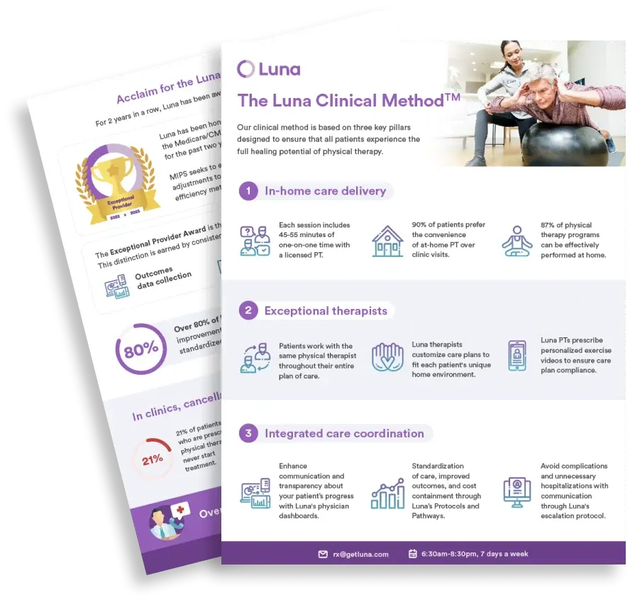 Unlocking Patient Potential: The Luna Clinical Method™ for Enhanced Physical Therapy Outcomes